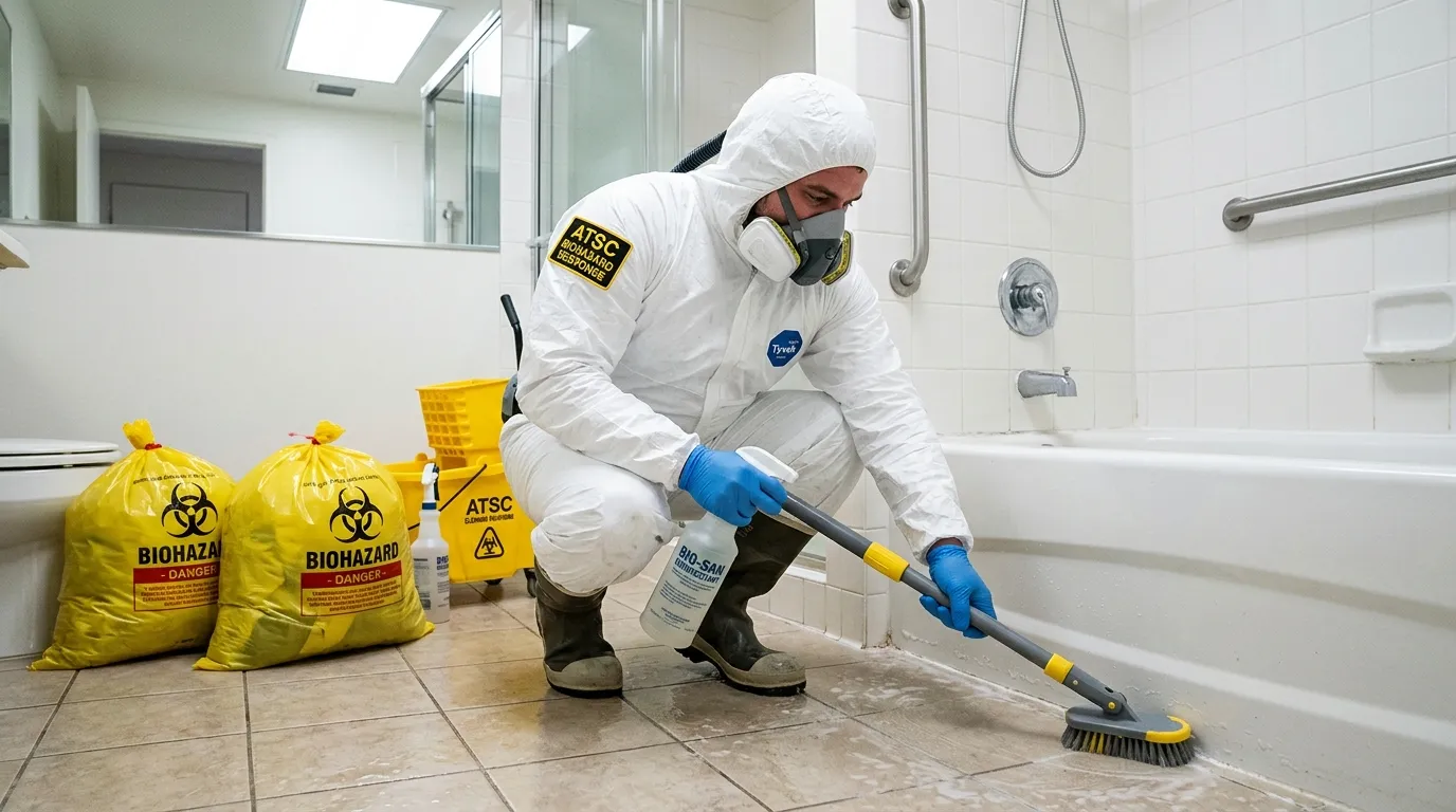 Decontamination equipment deployed for Blood Cleanup in Buda